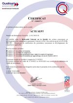 Nous sommes certifiés Qualiopi !